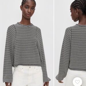 Madewell Monochrome Striped Knit Top